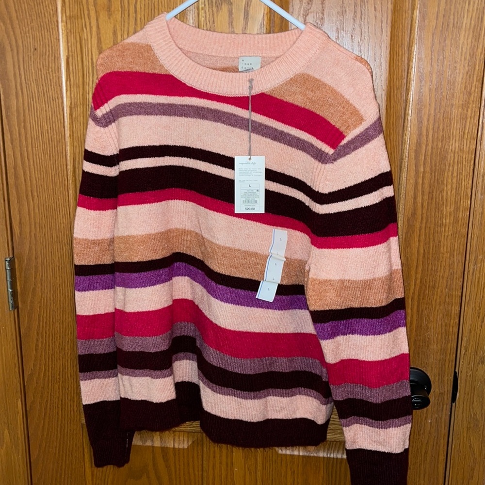 BRAND NEW WITH TAGS Striped Sweater